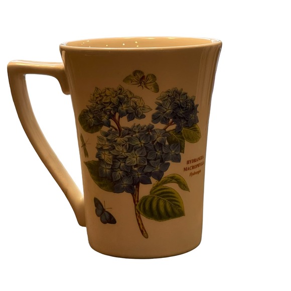 Portmeirion Botanic Garden Hydrangea Macrophylla Come  Interior Cup Bottom 4.25" - Picture 4 of 6